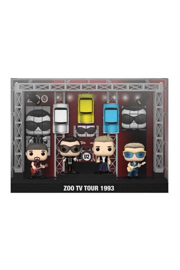 U2 Pack de 4 Figuras POP! Moments DLX Vinyl Zoo TV 1993 Tour